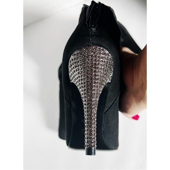 NINA WOMEN'S DECORATED SYNTHETIC SUEDE ROCKLIN OVER THE KNEE BOOTS - Picture 12 of 16